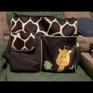diaper bag giraffe